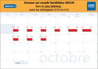 Annexe 2 - Cliquez pour agrandir le calendrier