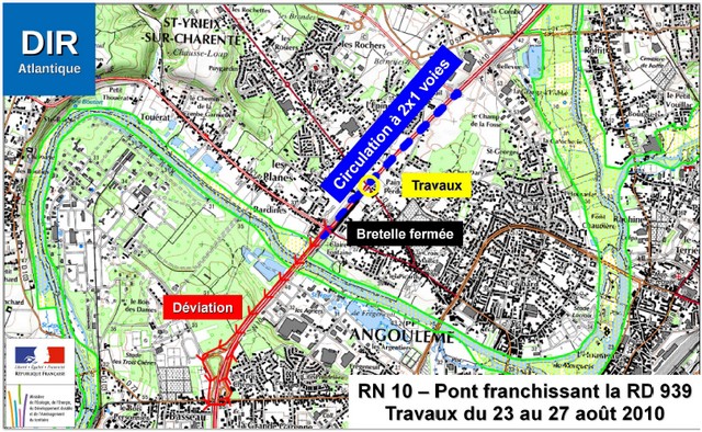 Plan de situation des travaux