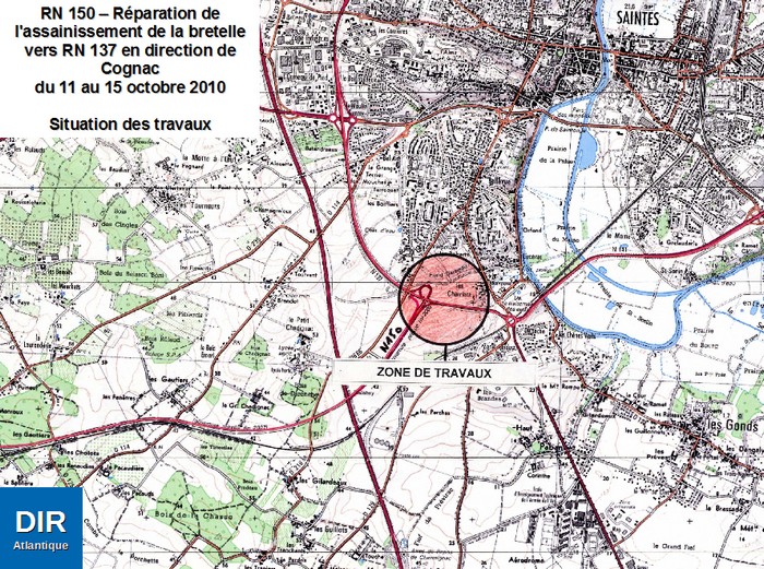 Plan de situation des travaux