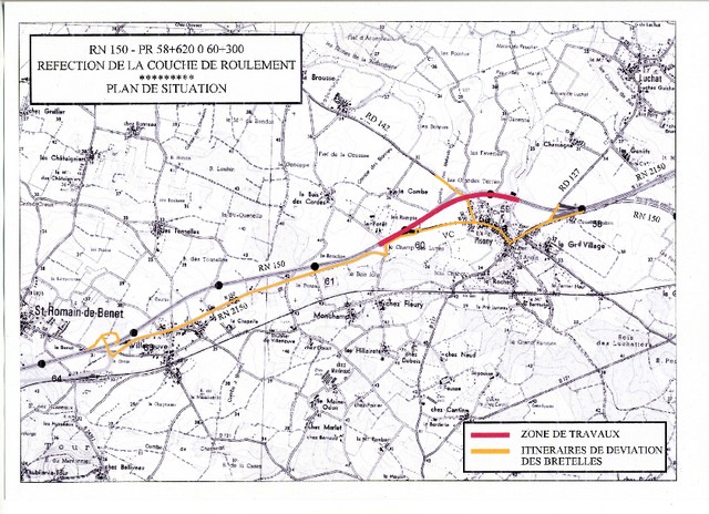 RN150 - Plan de situation