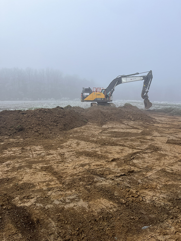 Démarrage des travaux de décapage – semaine du 5 au 9 janvier 2026