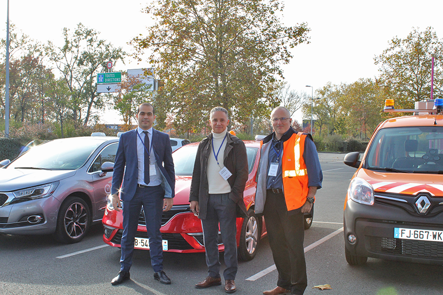 Saleh Bensator (PSA), Stéphane Bourgeon (Viveris pour Renault), Aymeric Audigé (DIR Atlantique)